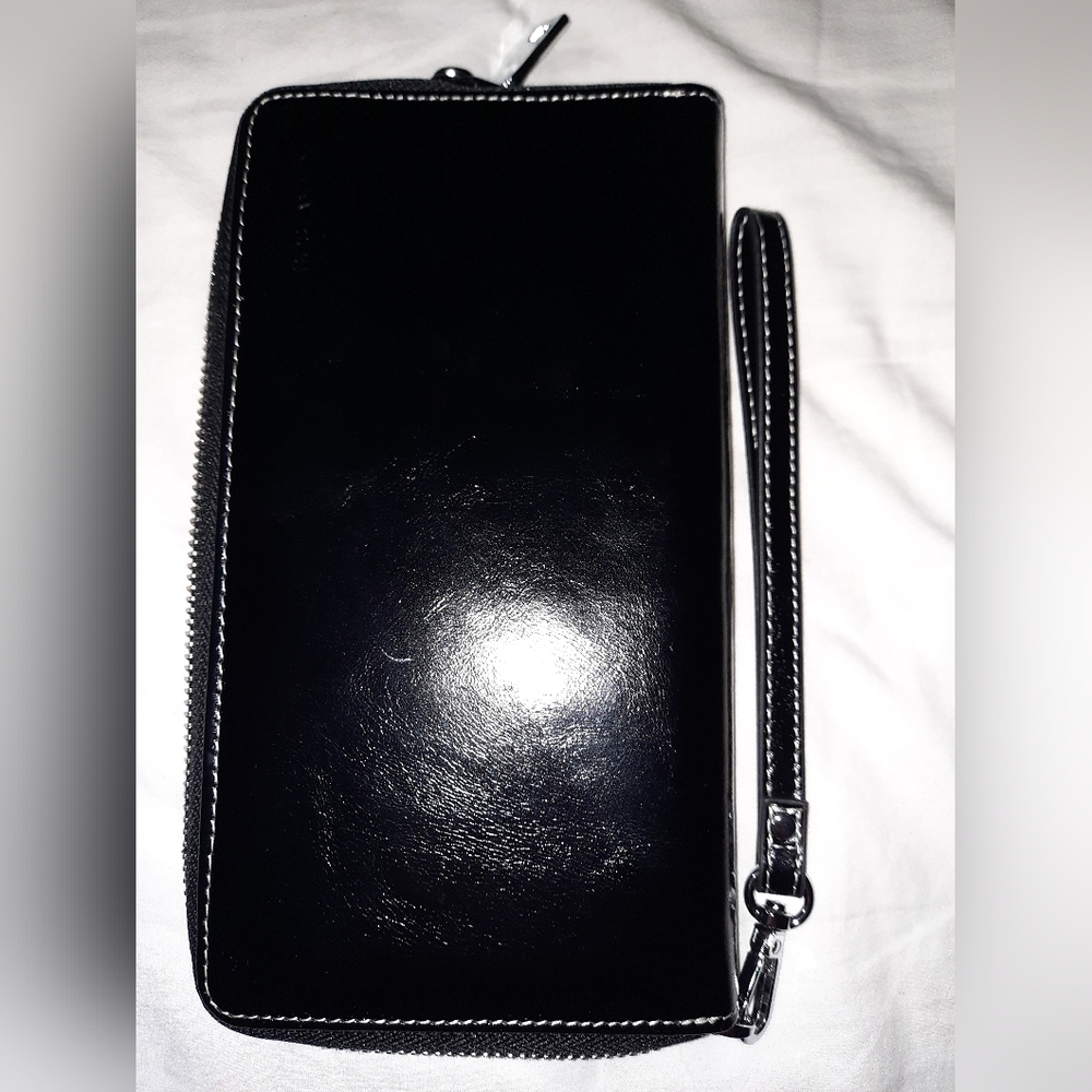 Leather Wallet for Women RFID Blocking Zip Around Credit Card Holder Large ,